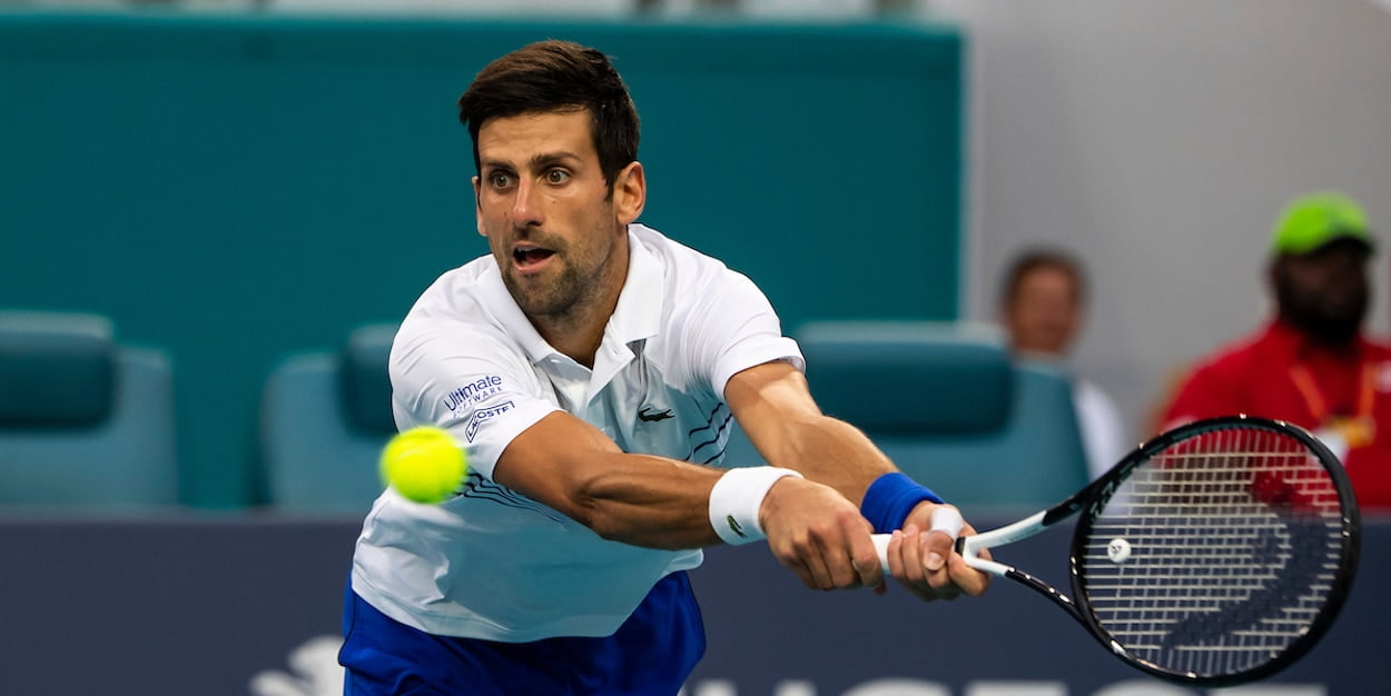 Novak Djokovic plays Miami Open 2019