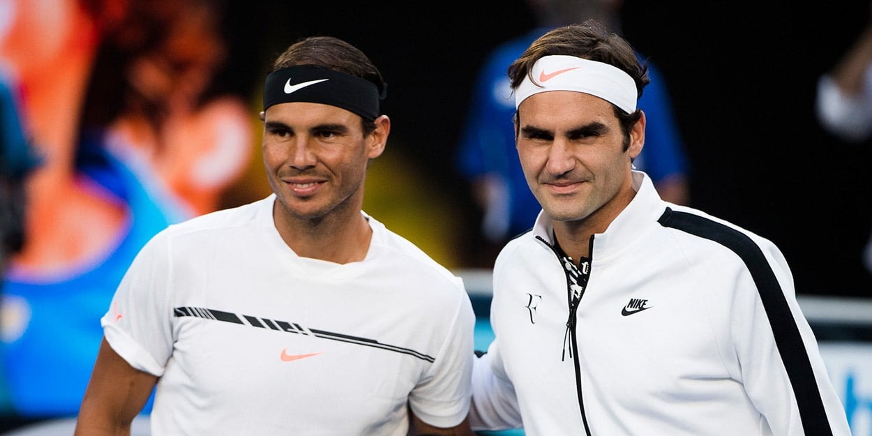 Roger Federer and Rafael Nadal