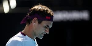 Roger Federer knee