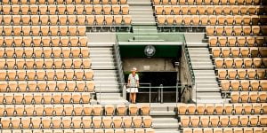 Tennis stadiums empty due to coronavirus