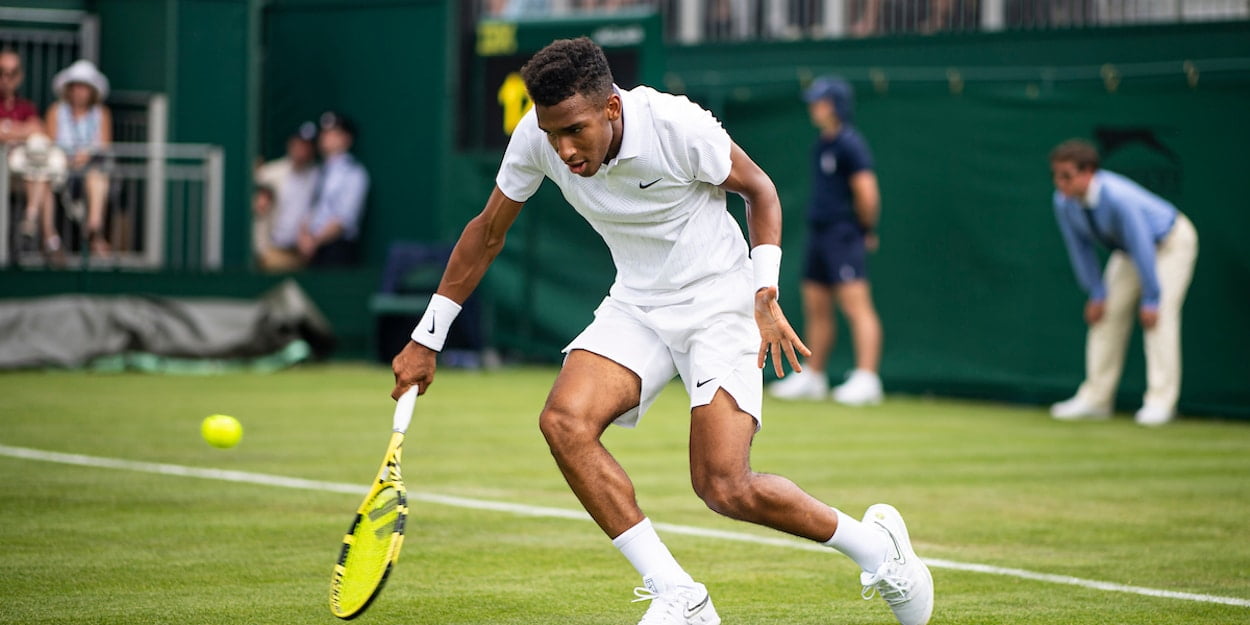 Felix Auger-Aliassime backhand slice