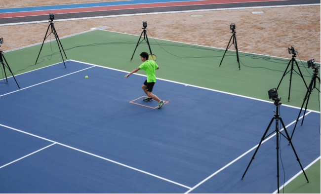 ASICS Institute of Sports Science tennis shoe testing