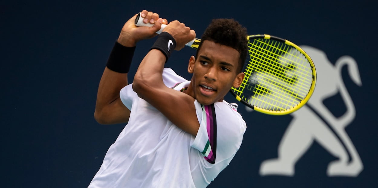 Felix Auger-Aliassime US Open 2019 backhand