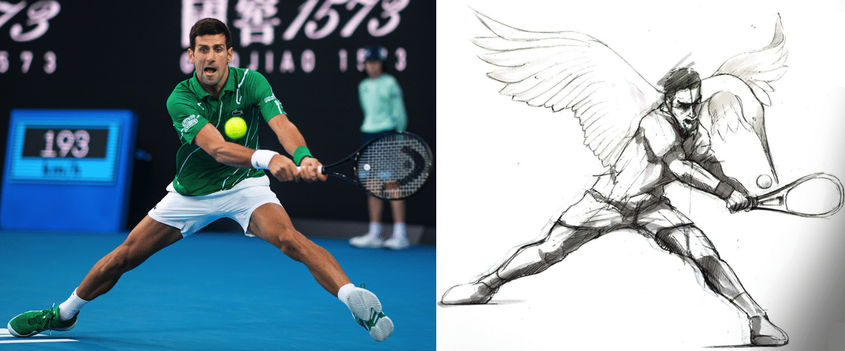 motif housewife explode Novak Djokovic needed a shoe that met the demands of his playing style"