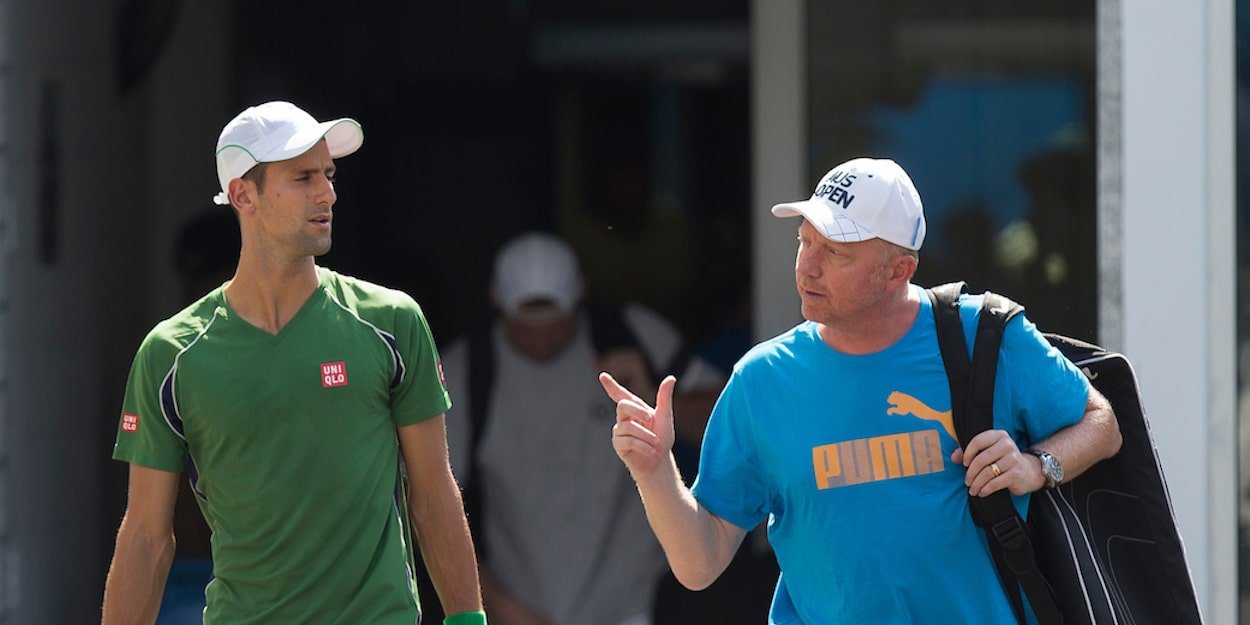 Boris Becker Novak Djokovic