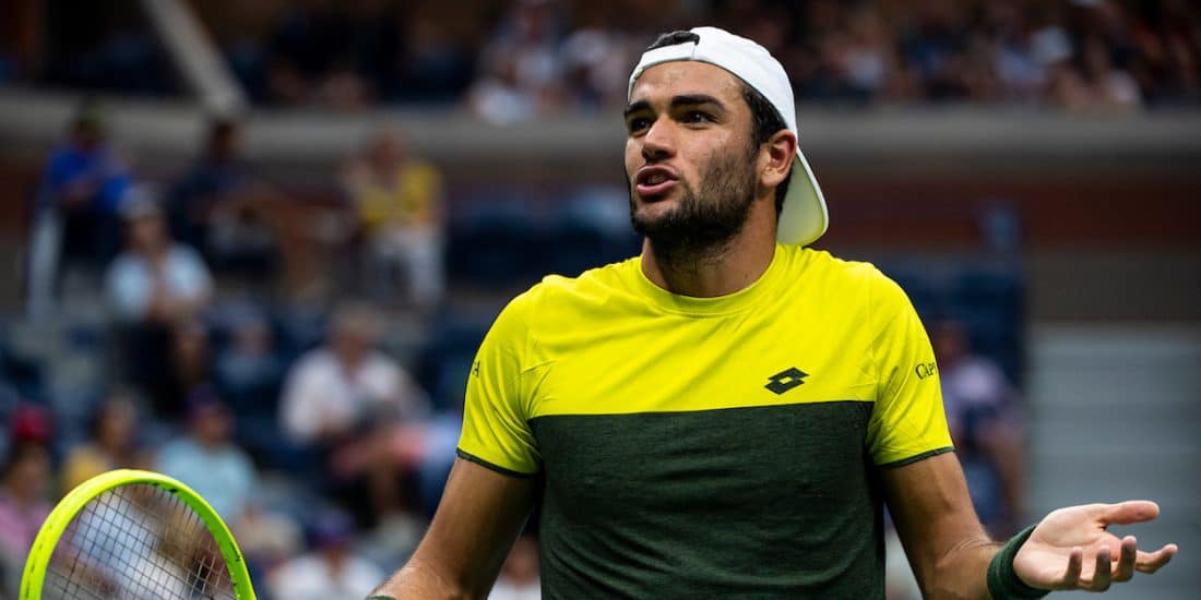 Matteo Berrettini forced to retire from Australian Open with abdominal