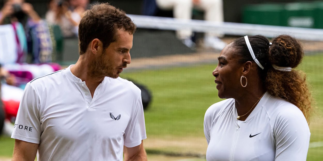 Andy Murray and Serena Williams at Wimbledon