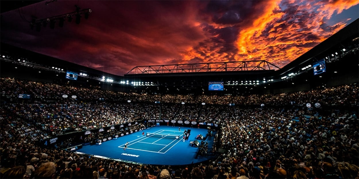 Australian Open sunset