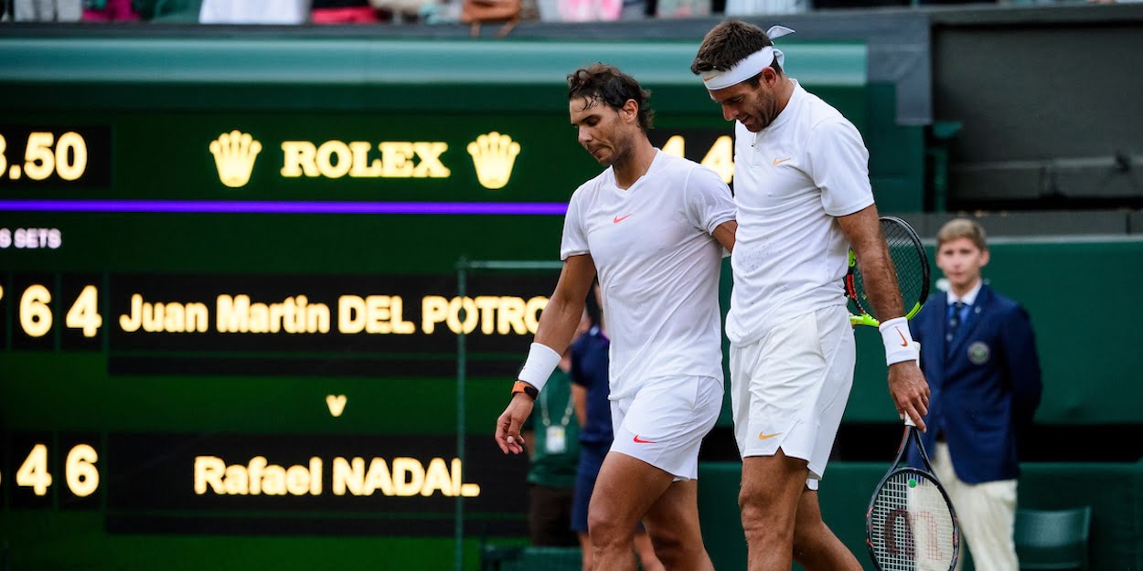 Rafa Nadal Juan Martin del Potro Wimbledon 2018