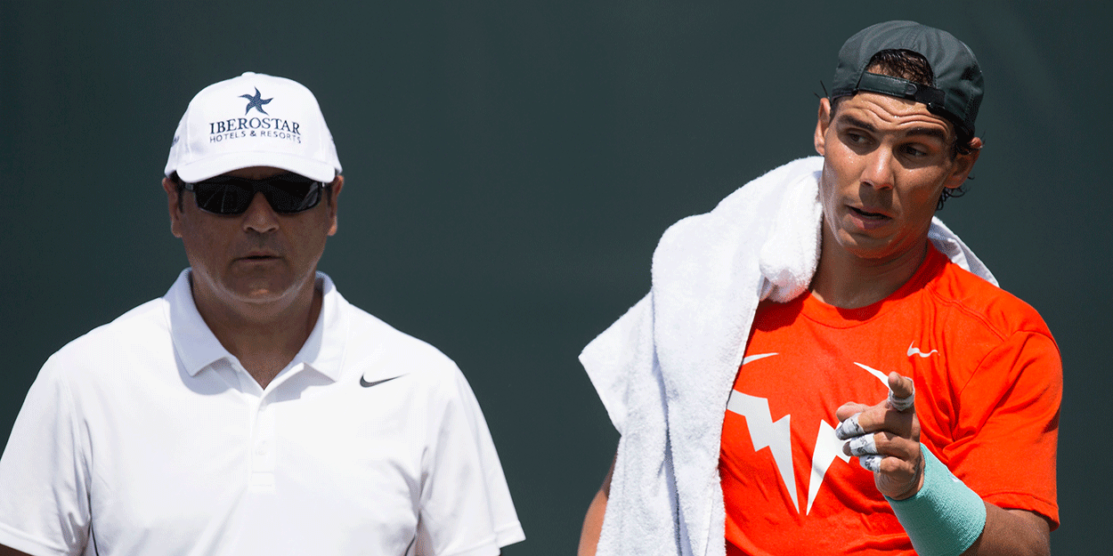 Rafael Nadal and Toni Nadal