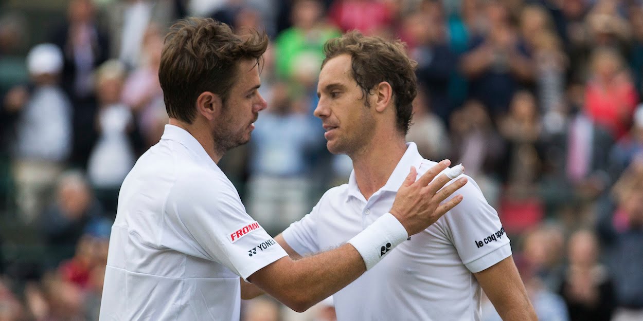 Richard Gasquet Stan Wawrinka Wimbledon quarter final 2015