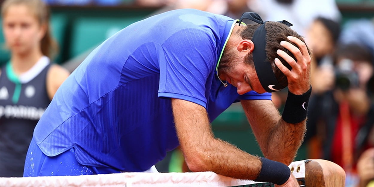 Juan Martin Del Potro down