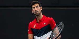 Novak Djokovic at ATP Cup