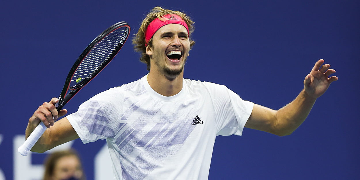 Alexander Zverev celebrates