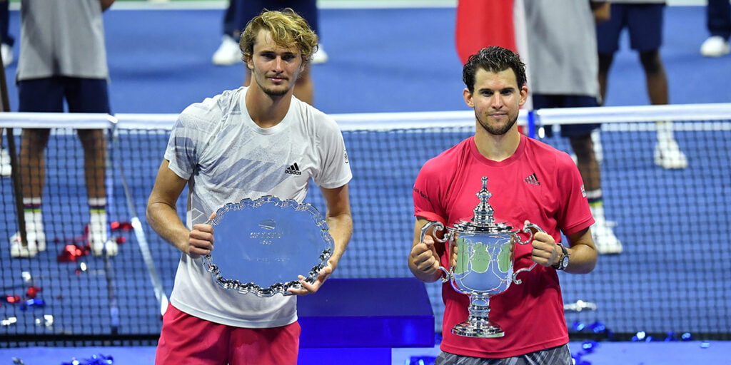 Dominic Thiem and Alexander Zverev - Roger Federer Nadal Djokovic absence affected US Open final