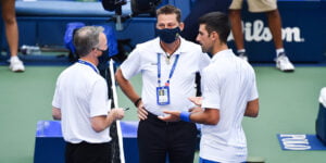 Novak Djokovic defaulted at US Open