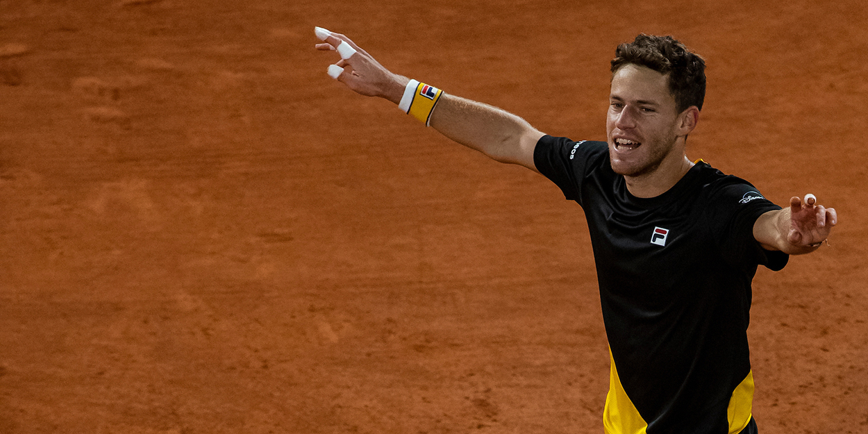 Diego Schwartzman celebrates