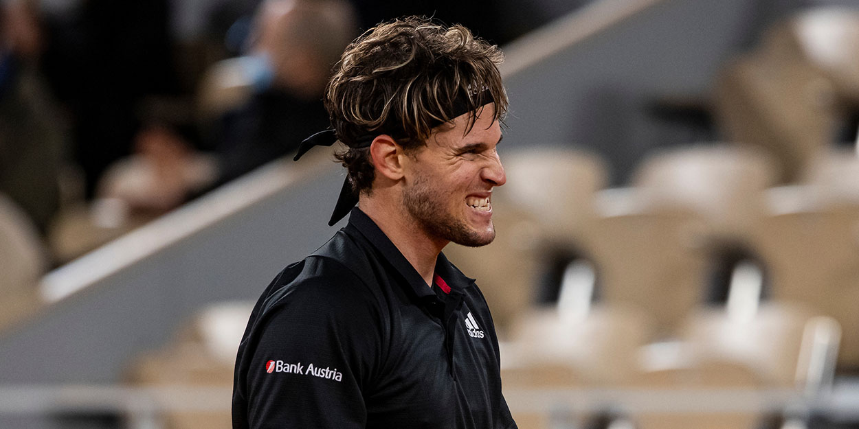 Dominic Thiem grimace