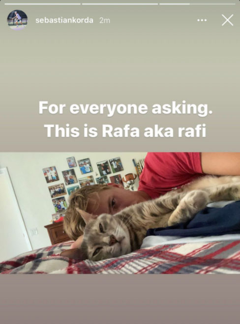 Korda cat Rafael Nadal