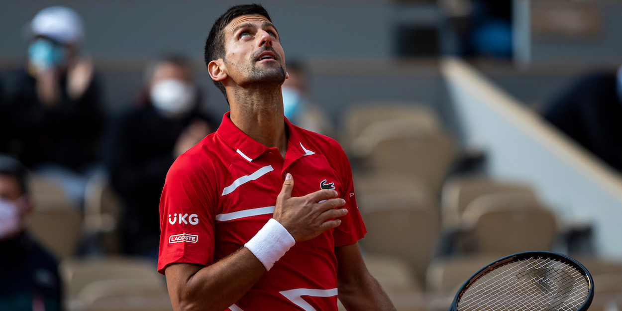 Novak Djokovic hits line judge with ball French Open 2020