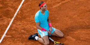 Rafa Nadal celebrates French Open title Rafael