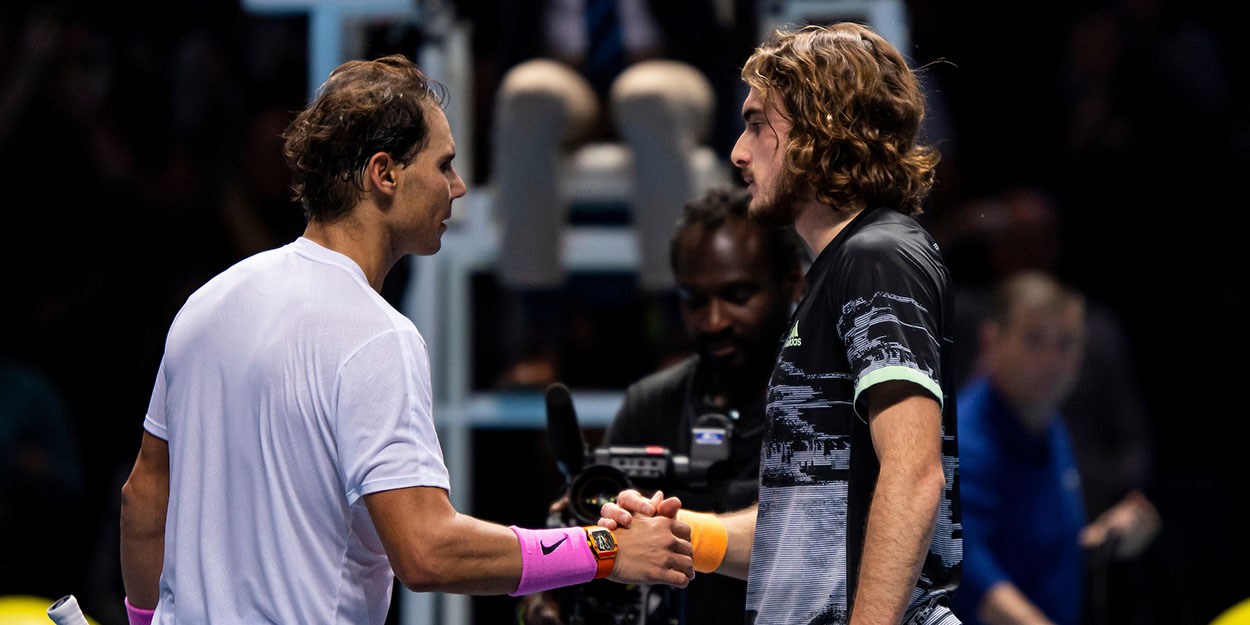 Rafael Nadal and Stefanos Tsitsipas