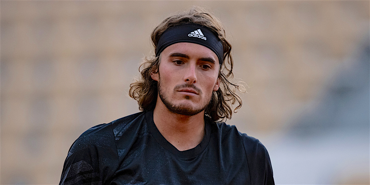 Stefanos Tsitsipas at the French Open 2020