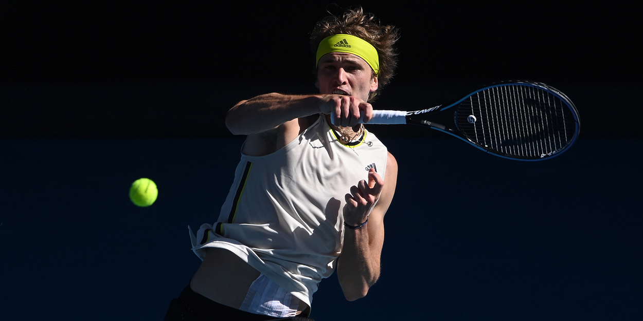 Alexander Zverev forehand Australian Open