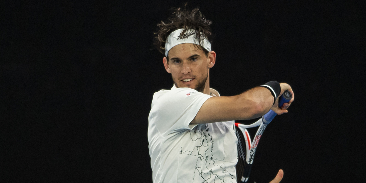 Dominic Thiem forehand at Australian Open