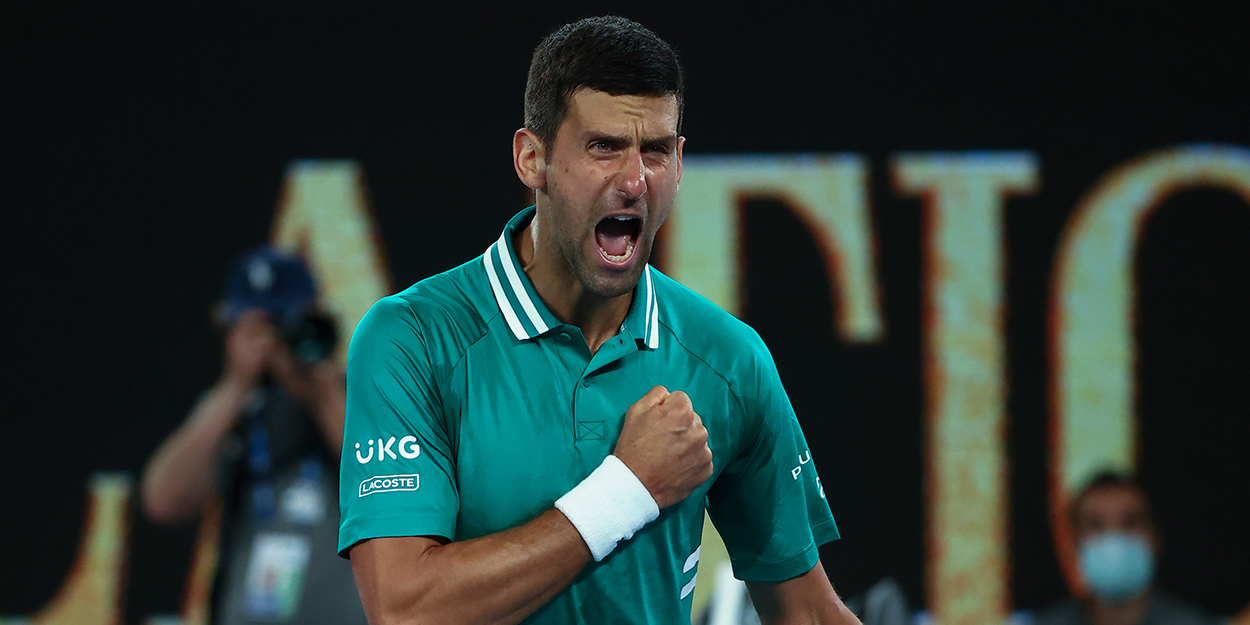 Novak Djokovic Australian Open passion