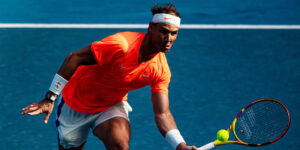 Rafael Nadal on the stretch at Australian Open