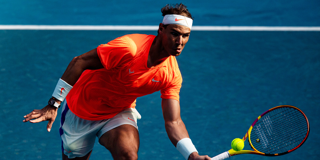 Rafael Nadal on the stretch at Australian Open