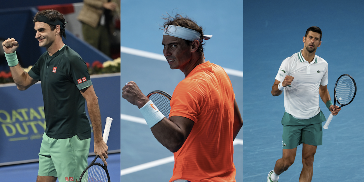 Roger Federer Rafa Nadal Novak Djokovic Big Three