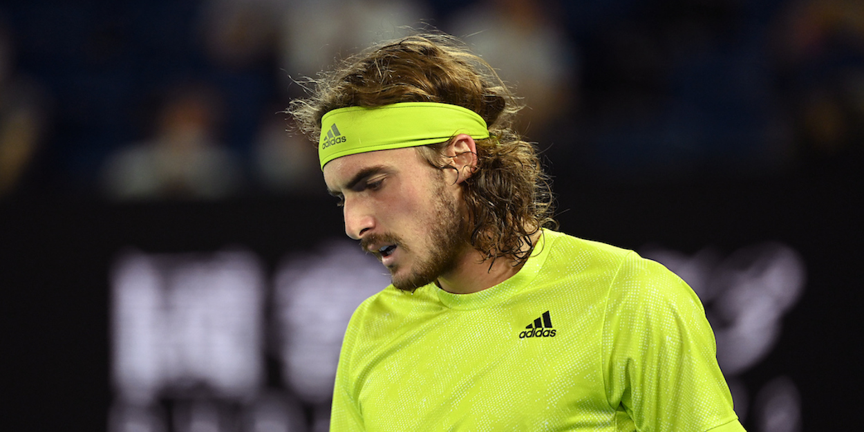 Concerns Over Stefanos Tsitsipas As Star Takes A Fall In Training Video