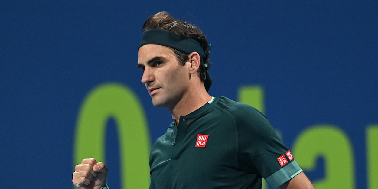 Roger Federer Doha 2021