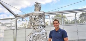 Nadal statue French Open 2021