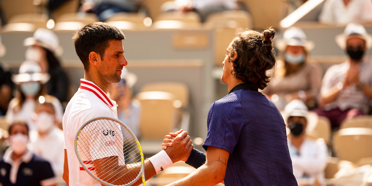 Djokovic Musetti French Open 2021