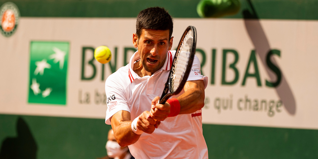 Novak Djokovic French Open 2021