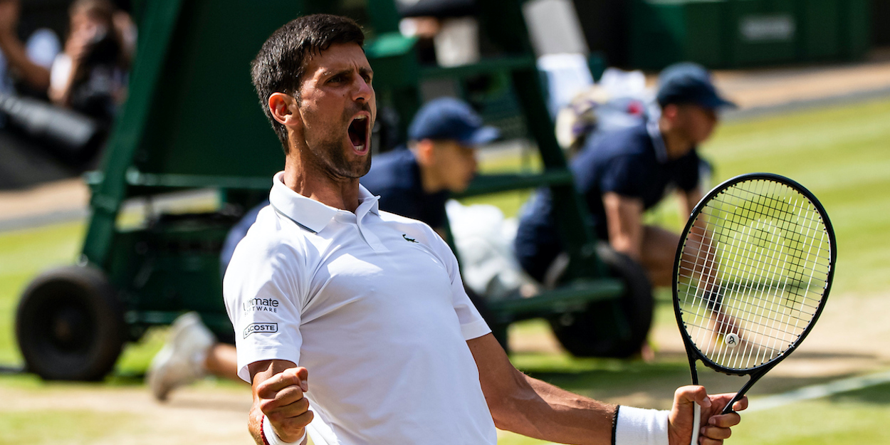 Novak Djokovic Wimbledon 2019