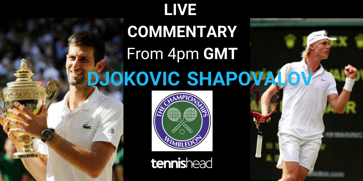 Djokovic live deals commentary