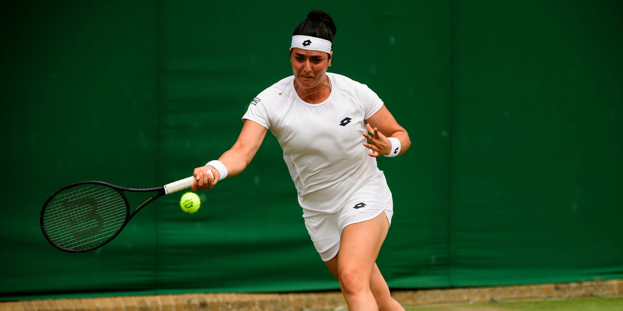 Watch Jabeur Hits Stunning Shot Around Net As She Upsets Muguruza