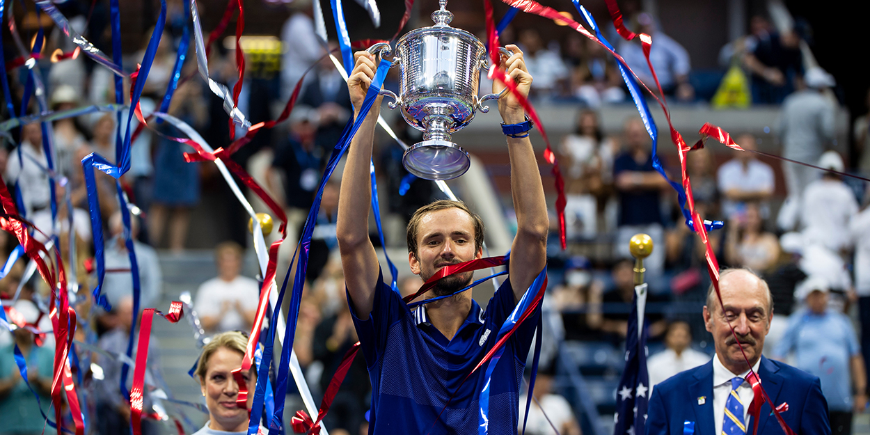 Daniil Medvedev lifts US Open trophy