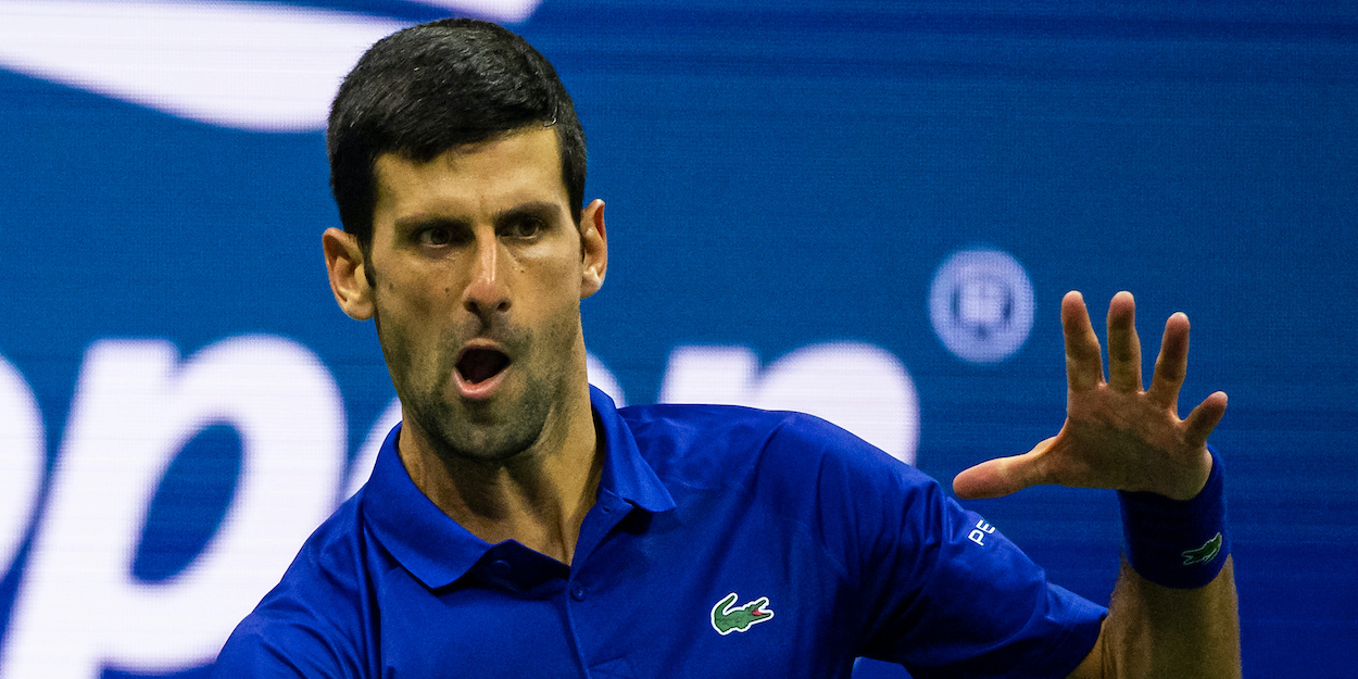 Novak Djokovic US Open 2021