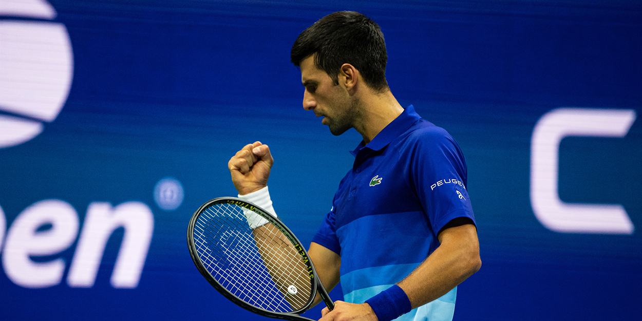 Novak Djokovic en el US Open