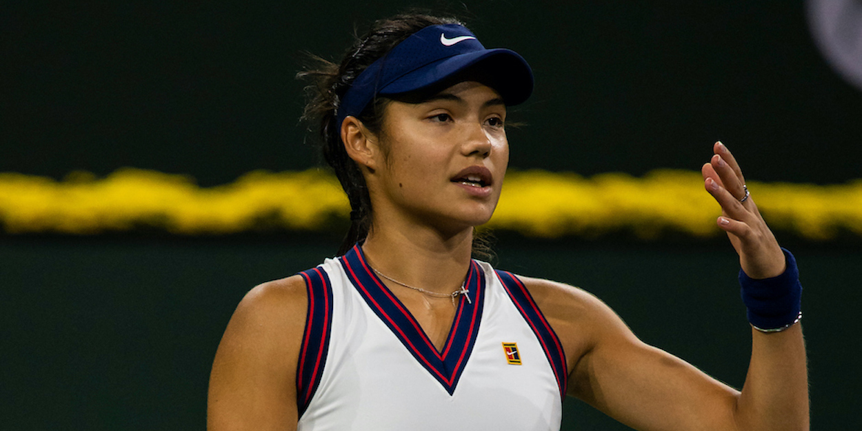 Emma Raducanu Indian Wells 2021