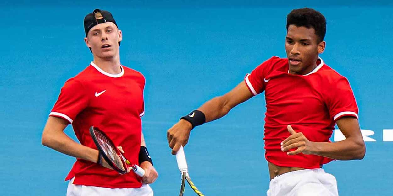 Denis Shapovalov Felix Auger-Aliassime ATP Cup 2020