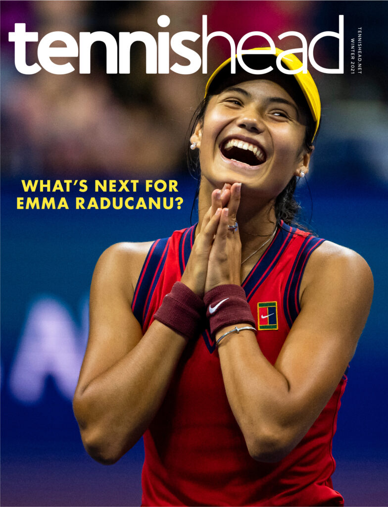 Tennishead magazine November 2021 cover