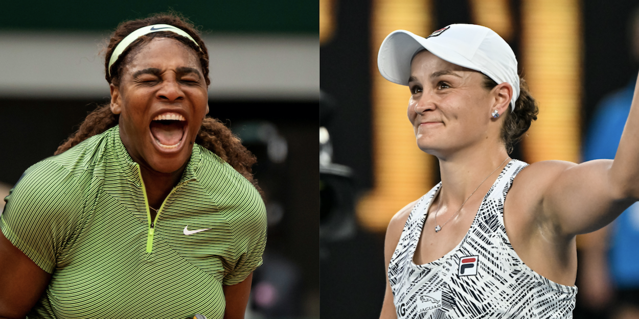 Serena Williams Ashleigh Barty Australian Open 2022