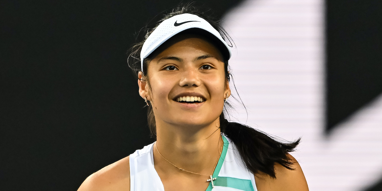 Emma Raducanu Australian Open 2022