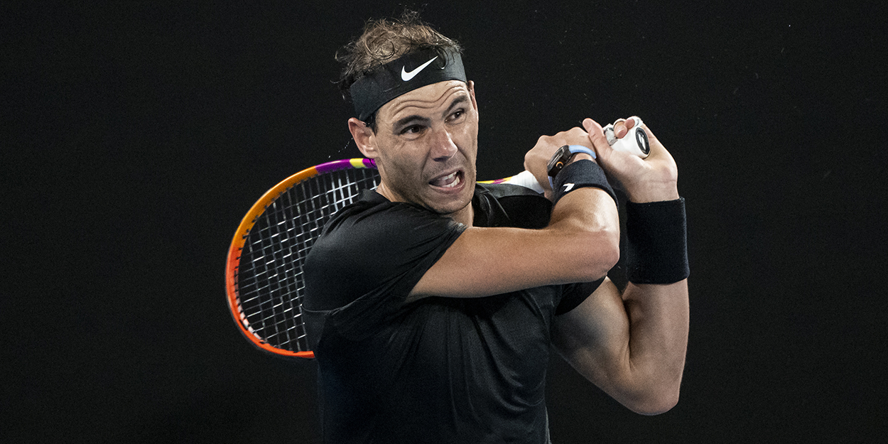 Rafael Nadal backhand in Melbourne